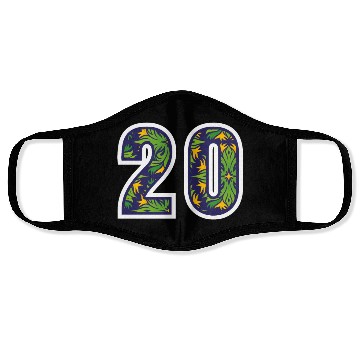 Discover 20 Number Green Face Masks