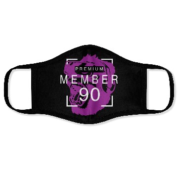 Discover Gamer Team Face Masks 90 Ninety - Design: PurpleGorill