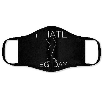 Discover I Hate Leg Day 9 Face Masks
