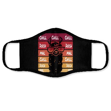 Discover Chill Lama Face Masks