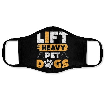 Discover lift heavy pet dogs Face Masks