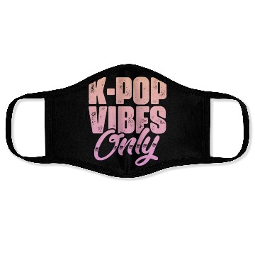 Discover K-Pop Vibes Only Face Masks
