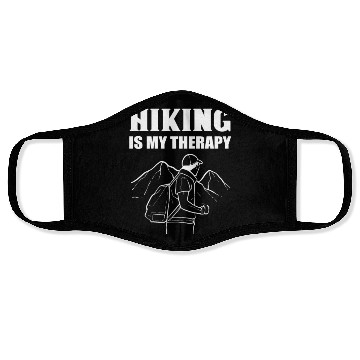 Discover Hiking Is My Therapy Hiker Climbing Face Masks