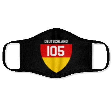 Discover Deutschland 105 germany Face Masks
