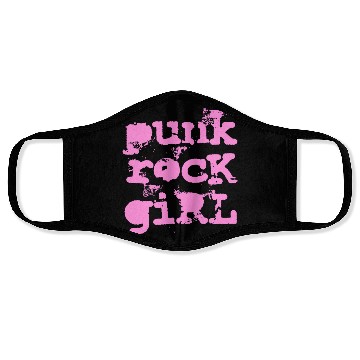 Discover Punk Rock Girl Face Masks
