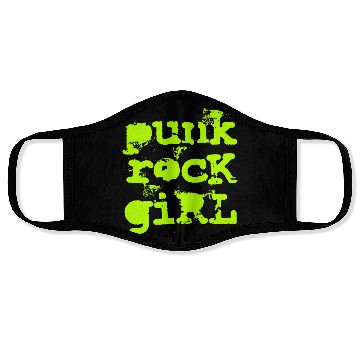 Discover Punk Rock Girl Face Masks