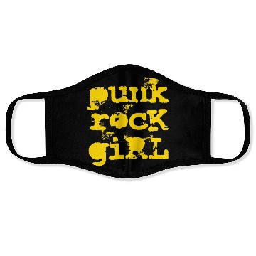 Discover Punk Rock Girl Face Masks