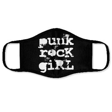 Discover Punk Rock Girl Face Masks