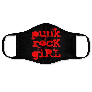 Discover Punk Rock Girl Face Masks