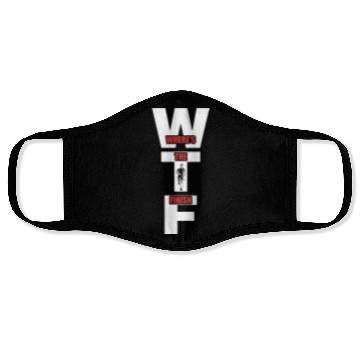 Discover WTF Where's The Finish - Running Runner Face Masks