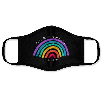Discover Lgbt community, Pride, rainbow Face Masks