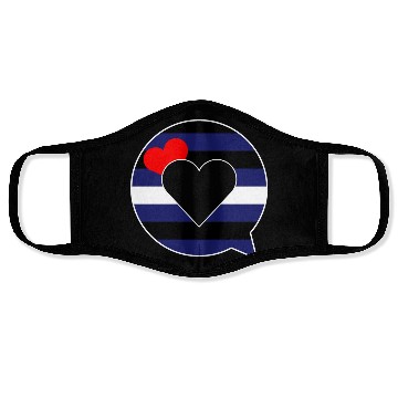 Discover speech bubble - leather fetish gay pride LGBTIQ Face Masks