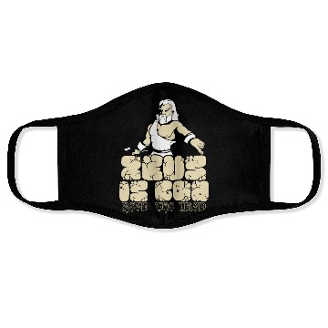 Discover Zeus is god! Face Masks