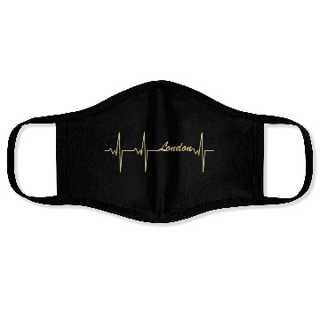 Discover Heartbeat London Face Masks