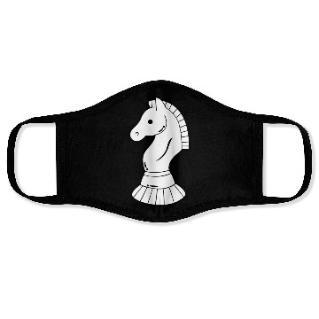 Discover Chess Horse Symbol Face Masks