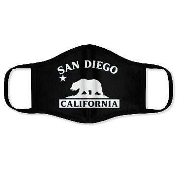 Discover San Diego California Face Masks