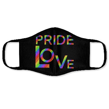 Discover Pride love - flag Pride lgbt community Face Masks