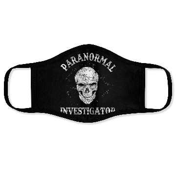 Discover Ghost Hunting Paranormal Investigator Face Masks