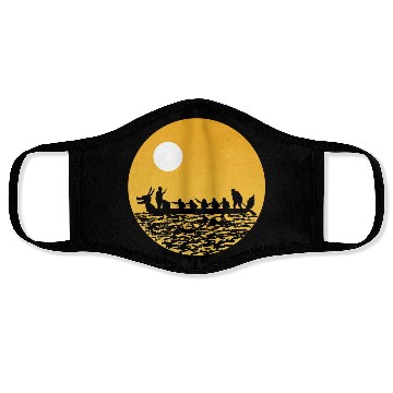 Discover Dragon Boat Racing Crew Paddlers Water Sport Face Masks