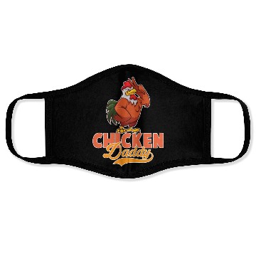 Discover Chicken Daddy Chickens Chicken Father Face Masks