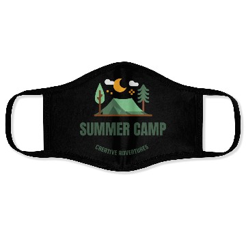 Discover Summer Camp Face Masks