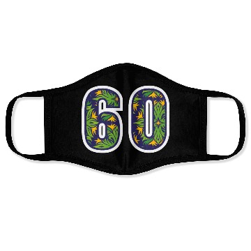 Discover 60 Number Green Face Masks