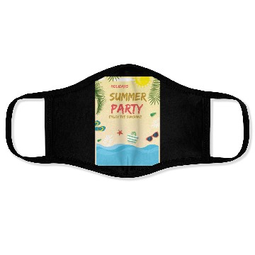 Discover Summer party Face Masks