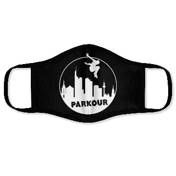 Discover Free Running Parkour Men Kids Face Masks