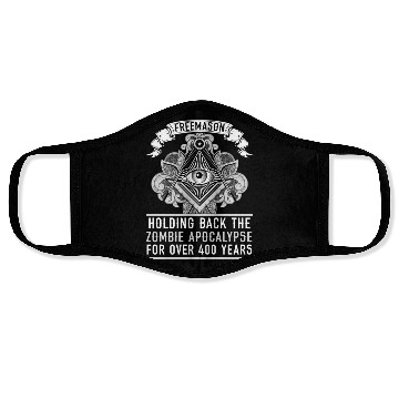 Discover Freemason Fraternal Freemasonry Square Compass Face Masks