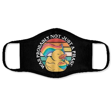 Discover LGBTQ Duck Was Probably Not Just A Phase Pride Face Masks