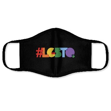 Discover #LGBTQ Rainbow Pride Banner Face Masks