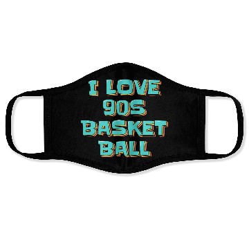 Discover I Love 90s Basketball Face Masks