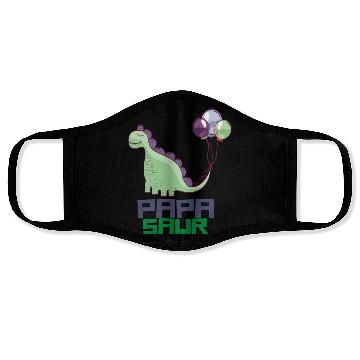 Discover PAPA SAUR, Father's Day Face Masks