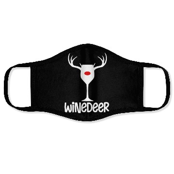 Discover Wine Deer Face Masks