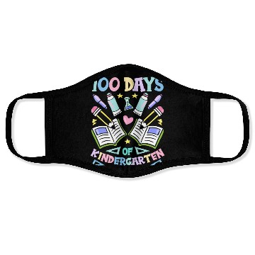 Discover 100 Days Of Kindergarten Sayings Sweet Team Cute Face Masks