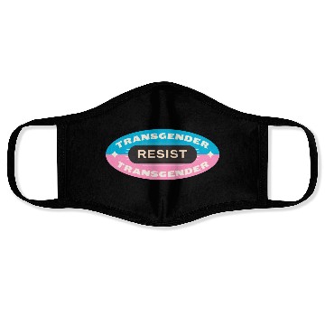 Discover trans pride resist Face Masks