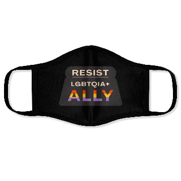 Discover Resist pride Face Masks