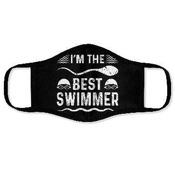 Discover Best Swimmer Funny Humor Swim Face Masks