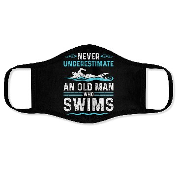 Discover Never Underestimate Man Swim Face Masks