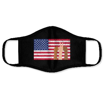Discover USA Face Masks Women Men Patriotic American Flag
