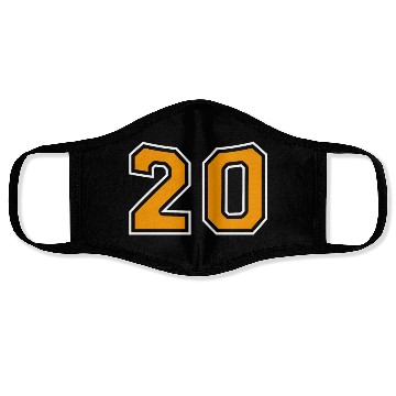 Discover Number 20 Orange Face Masks