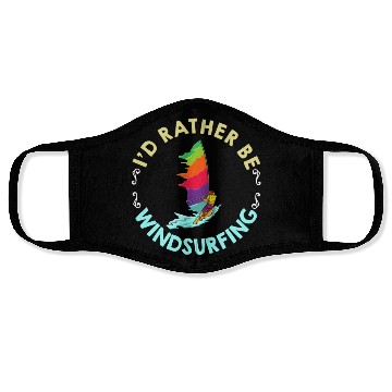 Discover Windsurfing Board Sail Paddle Windsurfer Face Masks