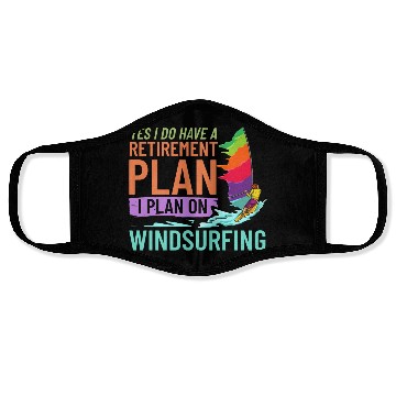 Discover Windsurfing Board Sail Paddle Windsurfer Face Masks