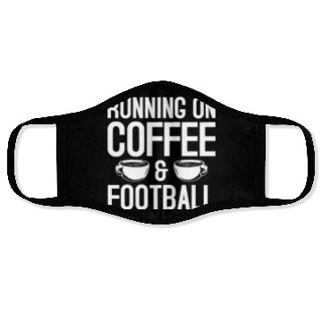 Discover Coffee & Football Gift Face Masks