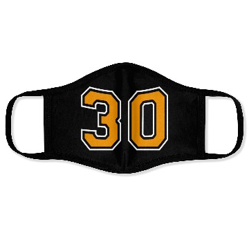 Discover Number 30 Orange Face Masks