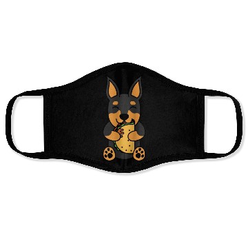 Discover Miniature Pinscher Taco Lover Face Masks