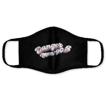 Discover Danger 90s man Face Masks
