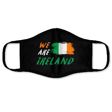 Discover We are Ireland flags design Face Masks