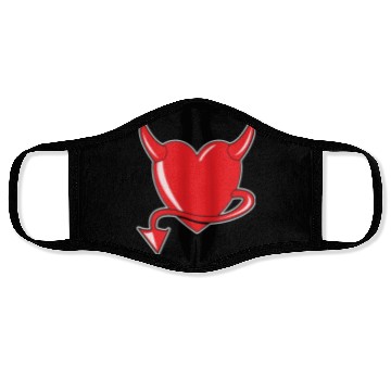 Discover Red Heart - Devil Heart - Gift Face Masks