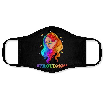 Discover LGBTQIA+ #Proudmom Mother's Day Face Masks